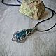 Order A pendant with an ophite wire wrap. selenawirejewelry. Livemaster. . Pendant Фото №3