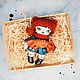 Девочка с лисой. Ёлочная игрушка. Интерьерная кукла. Светлана (toysbysvetlana). Ярмарка Мастеров.  Фото №5