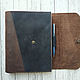 A5 notebook brown with black. Diaries. AM.Masterskaya (am-masterskaya). Online shopping on My Livemaster.  Фото №2
