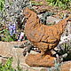 Chicken figurine for the garden aged Provence Vintage. Figurines. Decor concrete Azov Garden. My Livemaster. Фото №4