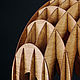 Деревянный светильник Параметрик орех, подвесная люстра из дерева. Потолочные и подвесные светильники. Деревянные светильники Woodshire (woodshire). Интернет-магазин Ярмарка Мастеров.  Фото №2