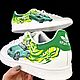 Кастом adidas "Рик и Морти" .Rick and Morty. Кроссовки. Надежда Ларионова. Ярмарка Мастеров.  Фото №6
