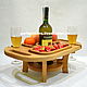 Wine table with removable Menazhnitsa made of natural wood, Scissors, Simferopol,  Фото №1