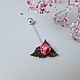 Брошь-игла Малинка. Брошь-игла. Melihova_jewelry Украшения HANDMADE. Ярмарка Мастеров.  Фото №9
