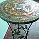 Wrought iron table with mosaic 'Cave of Ali Baba', Tables, Moscow,  Фото №1