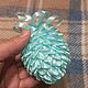 Елочная игрушка, шишка-шар, украшение интерьера, Елочные игрушки, Москва,  Фото №1