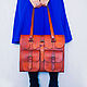 Big red ))). Classic Bag. NETABUKVA. Online shopping on My Livemaster.  Фото №2