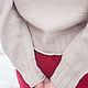 Свитер ручной вязки цвета слоновой кости. Джемперы. Wool garderobe. Ярмарка Мастеров.  Фото №4