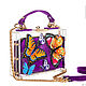 Exclusive clutch with unique embroidery with beads Butterflies, Clutches, Moscow,  Фото №1