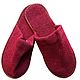 Cherry terry slippers 5 pairs closed cape, Slippers, Moscow,  Фото №1