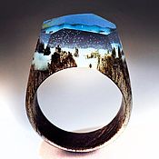 Украшения handmade. Livemaster - original item Wooden ring 
