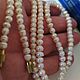 СССР натуральный жемчуг 57 см бусы Половинки винтаж. Бусы. Vintage Gems Bijoux. Ярмарка Мастеров.  Фото №9