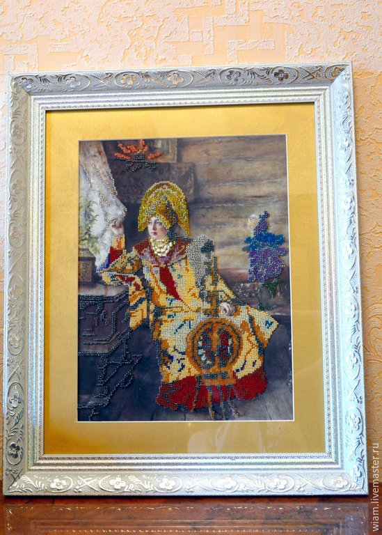 Картина маковского боярыня у окна