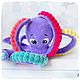 Плюшевая игрушка : осьминог. Мягкие игрушки. Sunny_funny_gifts. Ярмарка Мастеров.  Фото №6