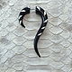  The spiral Zebra, Single earring, Mytishchi,  Фото №1