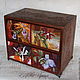 Order Mini chest of drawers Orchids. Gifts from Irina Egorova. Livemaster. . Mini Dressers Фото №3