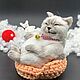 Little fluffy Teddy kitty Sura. Teddy Toys. Findyourtoyfriend. Online shopping on My Livemaster.  Фото №2