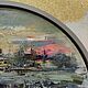 Round picture 70 cm in a frame modern urban landscape of St. Petersburg. Pictures. paintmart (oikos). My Livemaster. Фото №6