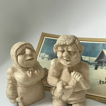 Винтаж ручной работы. Ярмарка Мастеров - ручная работа Винтаж: Авторские коллекционные фигурки. Handmade.