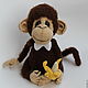 Yashik - real monkeys!. Doll food. Crochet patterns by Ermak Elena. My Livemaster. Фото №5
