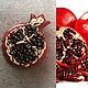 Брошь с натуральными камнями, Брошь-игла, Мамоново,  Фото №1
