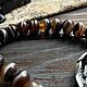 Высоковибрационные четки из старого гималайского агата. 56 бусин дзи . Четки. ARTEFACTUM integral vision. Ярмарка Мастеров.  Фото №13