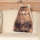 Персидский кот. Декоративная подушка с кошкой, Подушки, Москва,  Фото №1