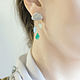Raincloud earrings. Серьги классические. Девичьи мечты. Интернет-магазин Ярмарка Мастеров.  Фото №2
