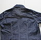 Джинсовка в стиле Sashiko-embroidery. Куртки. Еремчук Ирина. Шью жилеты и жакеты. Ярмарка Мастеров.  Фото №6