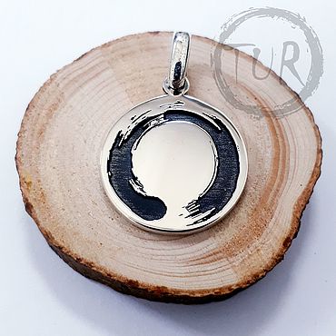 Украшения ручной работы. Ярмарка Мастеров - ручная работа Кулон "Энсо". Handmade.