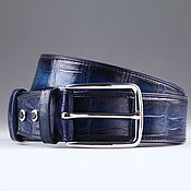 Аксессуары handmade. Livemaster - original item Crocodile leather belt IMA3304C. Handmade.