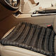 Подушка на сиденье с гречневой лузгой из льна в авто, на стул в офис, Подушки, Москва,  Фото №1