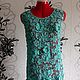 Order Sundress Irish lace turquoise coolness. HOBBIMANIYA. Livemaster. . Sundresses Фото №3