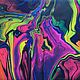 Картина жидким акрилом (fluid art) 40х50 см, Картины, Москва,  Фото №1