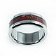 Titanium Ring with Red Jasper, Rings, Moscow,  Фото №1