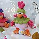Курица вязаная ручной работы. Мягкие игрушки. olya_and_toys (lubimkidlyavas). Ярмарка Мастеров.  Фото №5