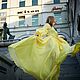 Платье с запахом " Лимонная Королева". Платья. Александра Майская. Ярмарка Мастеров.  Фото №6