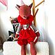 Большой цирковой Лис. Мягкие игрушки. Your Shy Bunny. Ярмарка Мастеров.  Фото №6