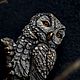 brooches: ' Wise Owl ' birds. Brooches. House Of The Moon Dew. Online shopping on My Livemaster.  Фото №2