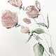 'Fragile' watercolor, flowers, pink. Pictures. Nadezda Perova. My Livemaster. Фото №5