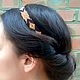 Headband - elastic band made of beads in Boho style Ethnic Hair Hoop. Headband. StylishThings4U. My Livemaster. Фото №4