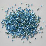 Материалы для творчества handmade. Livemaster - original item Japanese beads Delica 11/0 Green-Blue Mix, 5 gr. Handmade.
