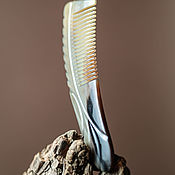 Русский стиль handmade. Livemaster - original item Buffalo horn comb 