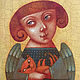 "Ангел с рыжим котом", авторская печать, Картины, Новороссийск,  Фото №1