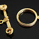 Замочек тоггл Matt Gold plated  Южная Корея, Фурнитура, Москва,  Фото №1