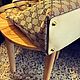 Винтаж: Сумка/тоут из холщовой ткани Gucci GG бежево-коричневого цвета. Сумки винтажные. Chic bags. Ярмарка Мастеров.  Фото №9