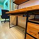 Стол компьютерный лофт из дерева и металла. Столы. WOOD LOFT (woodloftmsk). Ярмарка Мастеров.  Фото №5
