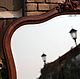 Винтаж: Антик зеркало прямоугольное с резьбой. Зеркала винтажные. Oldkomod. Ярмарка Мастеров.  Фото №4
