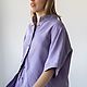 Lavender linen shirt. Shirts. e-fashionspb. My Livemaster. Фото №5