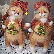Куклы и игрушки handmade. Livemaster - original item CAT-HAPPY NEW YEAR. Handmade.